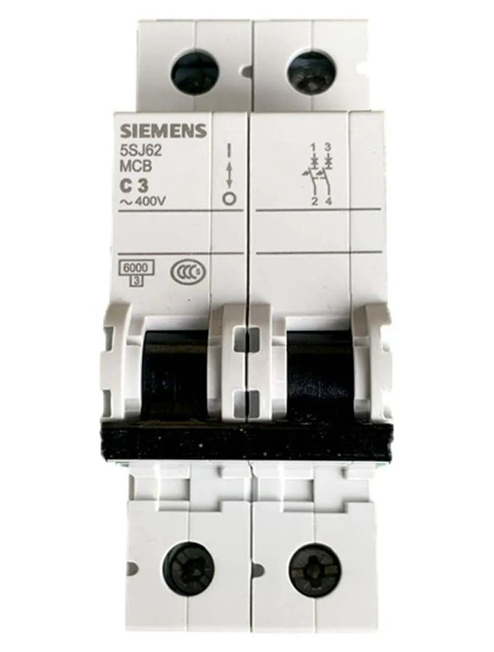 Disjuntor Bipolar Siemens 5sj6 203-7 C3 400v - Cabo Eletro