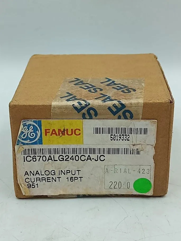 Módulo de Entrada Analógica Ge Fanuc IC670ALG240-JC 24V 25MA - Cabo Eletro