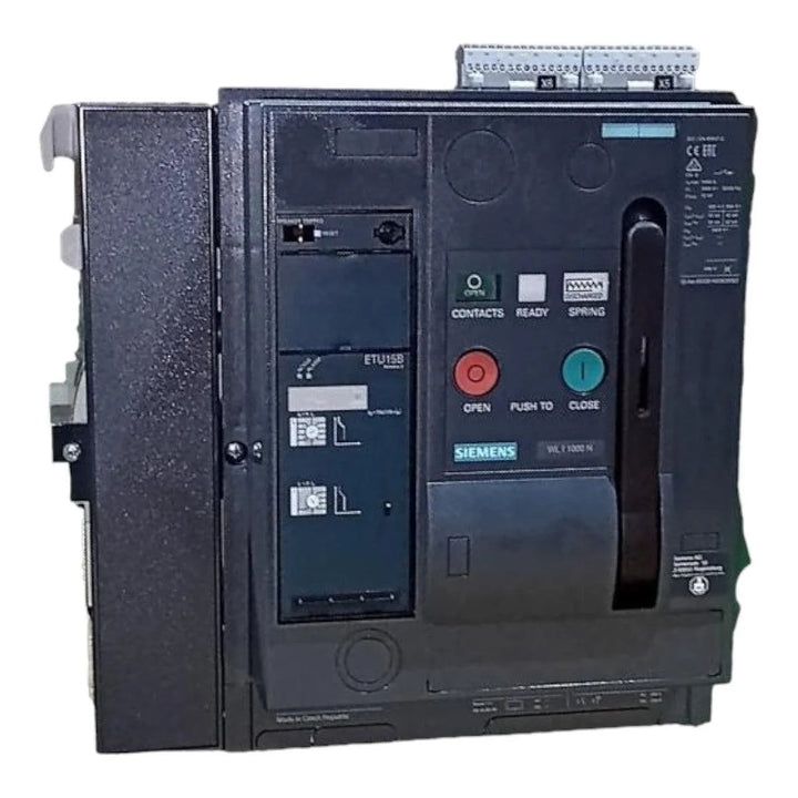 Disjuntor Aberto Siemens 3WL1110-2BB72-4BN2 1000A 1000v 12kV - Cabo Eletro