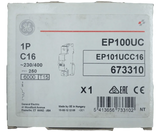Disjuntor Monopolar GE EP100UC EP101UCC16 673310 C 16A - Cabo Eletro