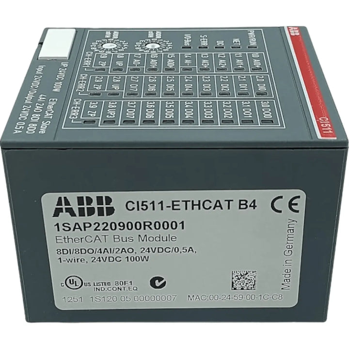 Módulo de Barramento Abb CL511-ETHCAT 1SAP220900R0001 100W - Cabo Eletro