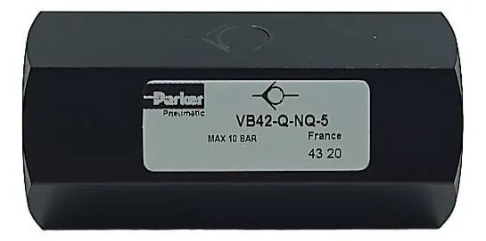 Válvula de Retenção Pneumática Parker VB42-Q-NQ-5 - Cabo Eletro