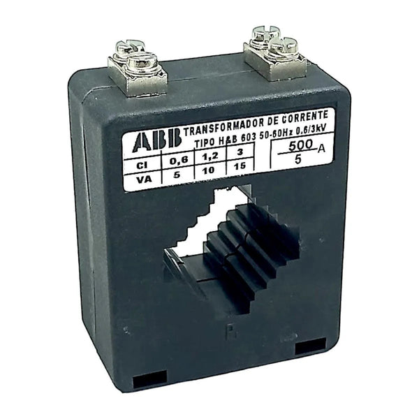 Transformador de Corrente ABB H&B 603 500/5a 50-60Hz 0.6/3kv - Cabo Eletro