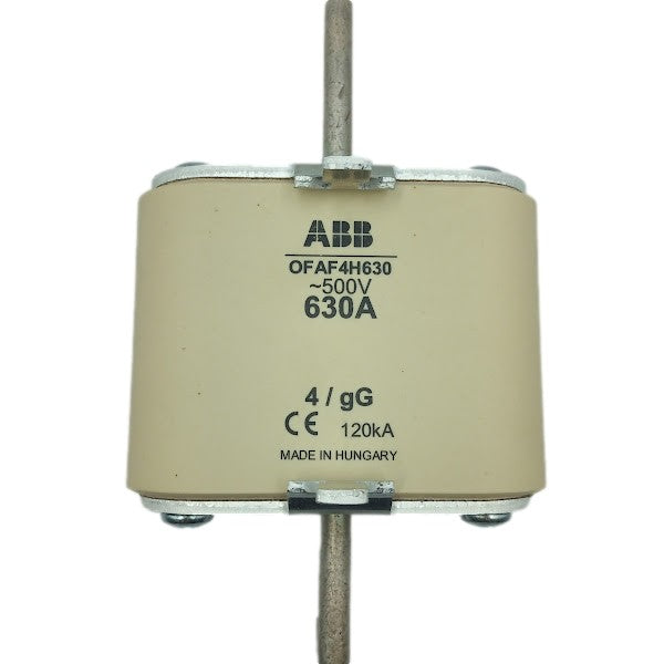 Fusível ABB 1SCA022627R7590 OFAF4630 500V 630A 4/gG 120kA - Cabo Eletro