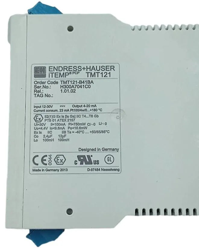 Transmissor de Temperatura Endress+Hauser iTemp TMT121-B41BA - Cabo Eletro