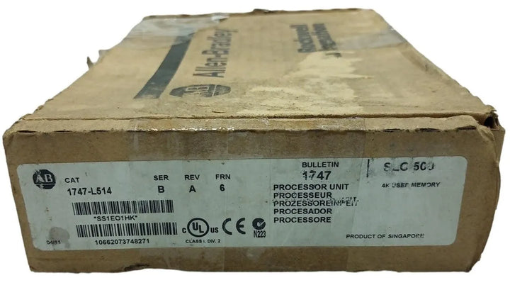 Módulo Processador Allen Bradley 1747-L514 B SLC 500 - Cabo Eletro