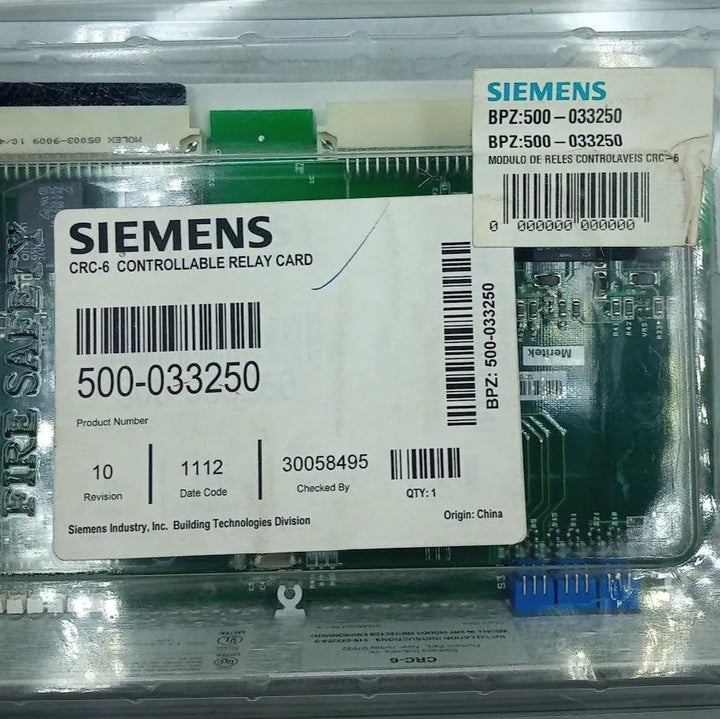 Módulo Siemens Fire Safety CRC-6 BPZ 500-033250 - Cabo Eletro