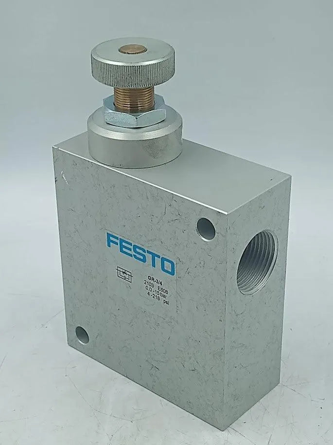 Válvula de Controle Festo GR-3/4 0.0-15 Bar 4-218 PSI - Cabo Eletro