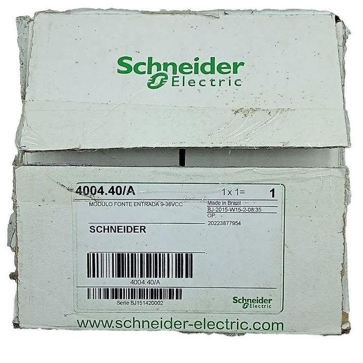 Módulo Fonte Entrada Schneider 4004.40/A 9-36VCC - Cabo Eletro