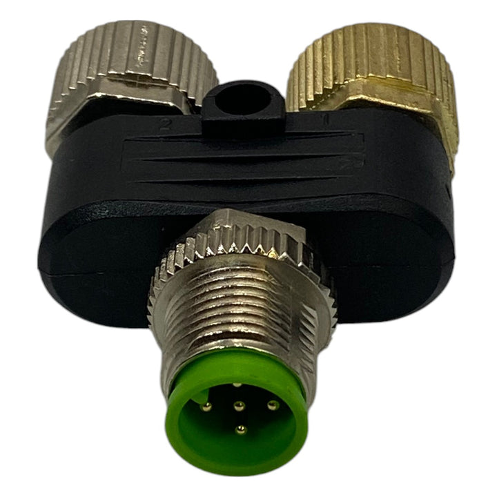 Conector Macho m12 / 2x Fêmea M12 Murr 7000-41121 - Cabo Eletro