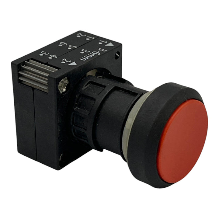 Botão de Pressão Vermelho Siemens 3SB3 000-0DA21 22mm - Cabo Eletro