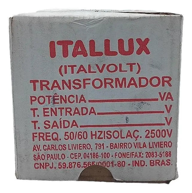 Transformador ITALLUX 86429 50VA 60HZ - Cabo Eletro