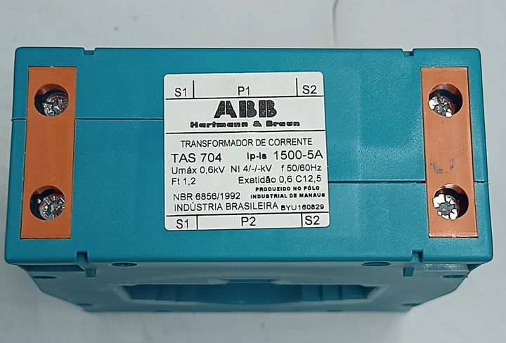 Transformador de Corrente ABB TAS 704 1500-5A 0,6kV - Cabo Eletro