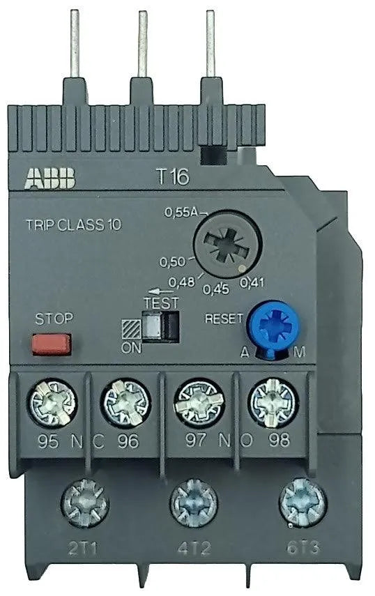 Relé de Sobrecarga Térmica ABB T16-0.55 0.41-0.55 A - Cabo Eletro