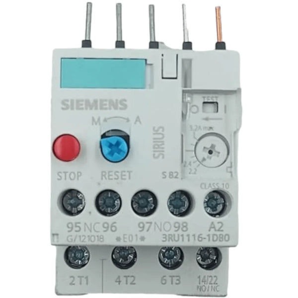 Relé de Sobrecarga Siemens 3RU1116-1DB0 2,2-3,2A - Cabo Eletro