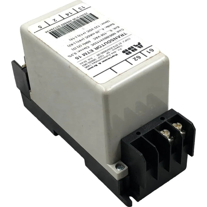 Transdutor de Corrente ABB ETM 15 0-150v 4-20mA 0,5% - Cabo Eletro