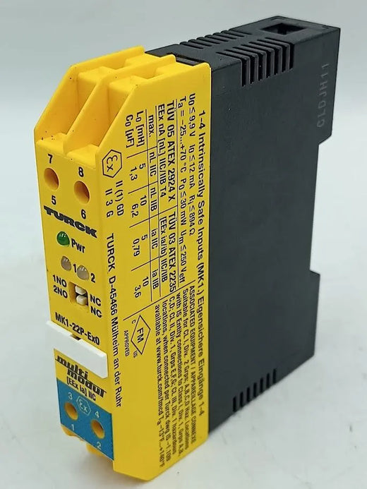 Módulo de Segurança Turck MK1-22P-EX0 24VDC 50MA - Cabo Eletro
