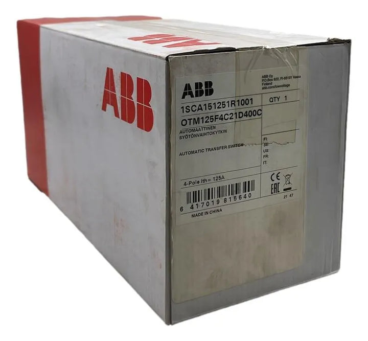 Chave Seccionadora ABB OTM125F4C21D400C 1SCA151251R1001 - Cabo Eletro