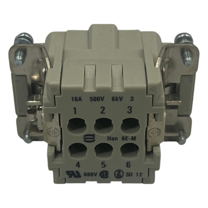Conector Fêmea HARTING HAN 6E-M-C - Cabo Eletro