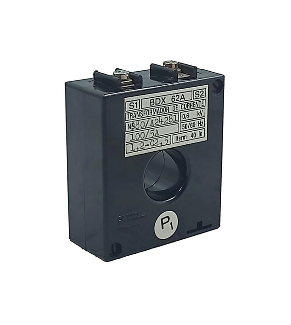 Transformador de Corrente BDX 62A 0,6 KV 100/5A 50/6Hz - Cabo Eletro