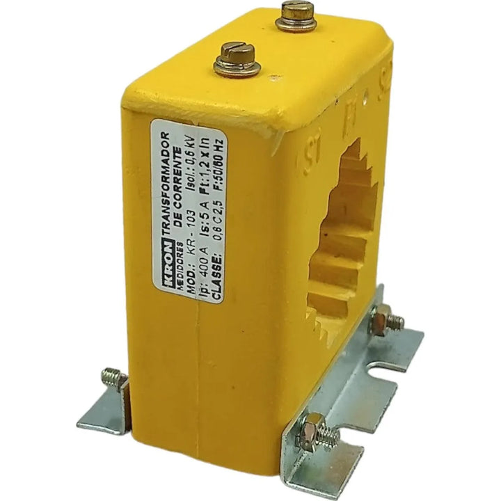 Transformador de Corrente Kron KR-103 0,6kV 400A/5A 05/60Hz - Cabo Eletro