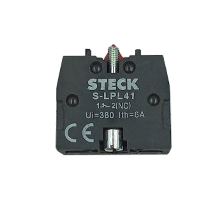 Bloco de Contato Steck S-LPL41 380V 6A (KIT 5 PÇS) - Cabo Eletro