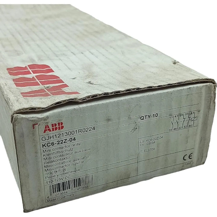 Contator ABB KC6-22Z 125VDC - Cabo Eletro