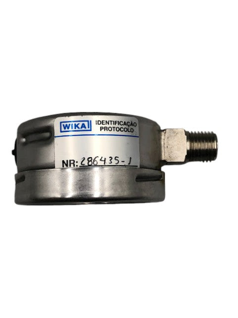 Manômetro WIKA DN 60mm 1/4NPT 0 a 60Psi 316SS - Cabo Eletro