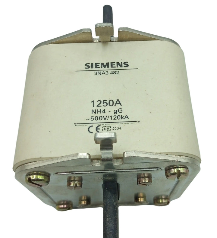 Fusível Siemens 3NA3 482 1250A NH4 500Va.c./120kA - Cabo Eletro