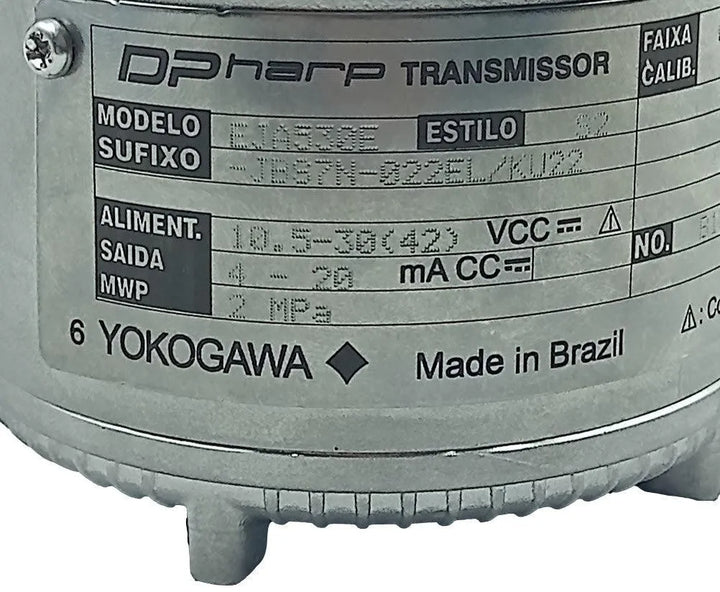 Transmissor de Pressão Yokogawa EJA530E-JBS7N-022EL/KU22 - Cabo Eletro