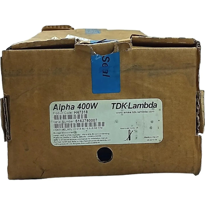 Fonte de Alimentação TDK-LAMBDA CA400 24D_MFU 400W 7A - Cabo Eletro