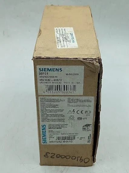 Disjuntor Motor Siemens 3RV1042-4HA10 36-50A 400V - Cabo Eletro