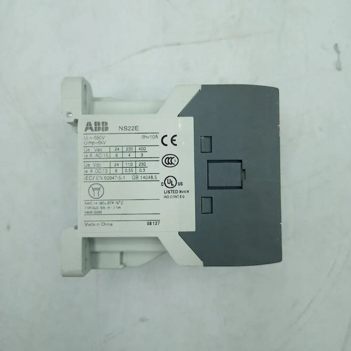 Mini Contator ABB NSE22E-20M 10A 690v 6kA 24v 2no+2nc - Cabo Eletro