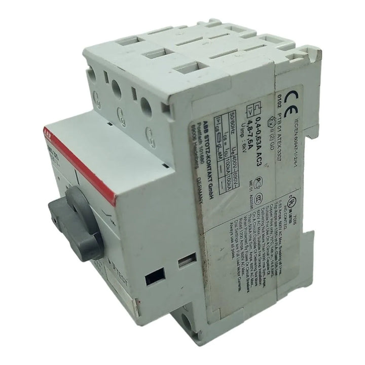 Disjuntor Motor ABB MS 325 690V 100KA 400V 6KV 6A - Cabo Eletro