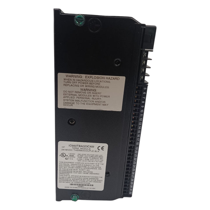 Módulo GE Fanuc IC660BA023CAM 24/48vDC - Cabo Eletro