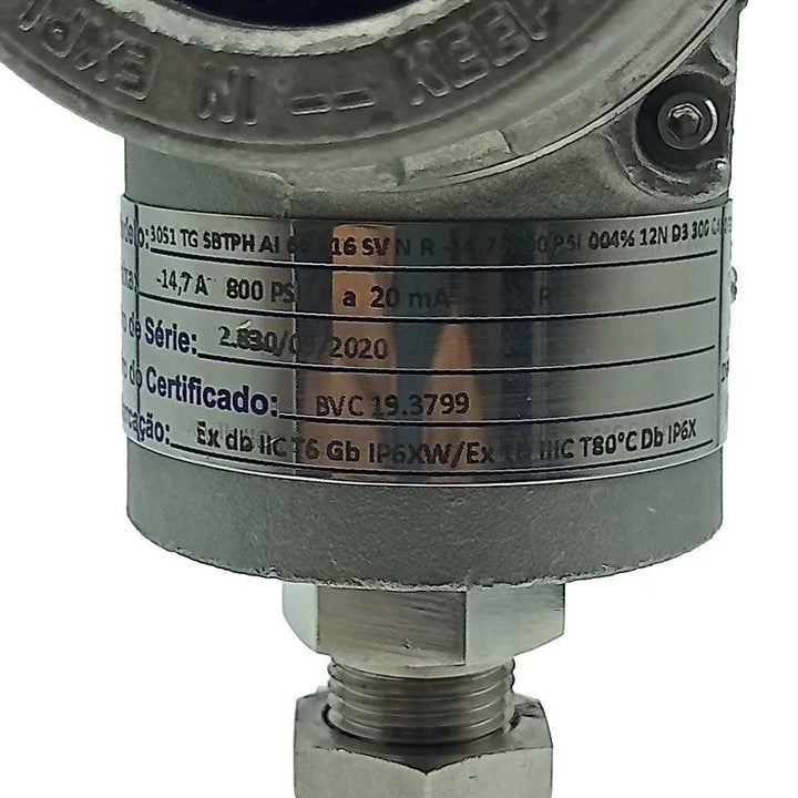 Transmissor de Pressão Sabi 3051 TG SBTPH -14.7 à 800 PSI - Cabo Eletro