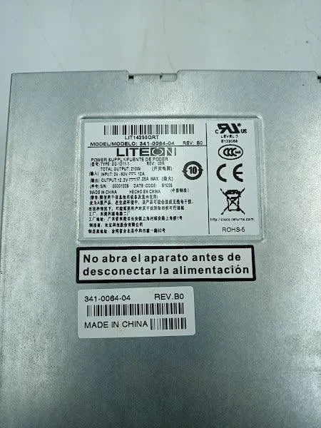 Fonte De Alimentação Cisco - Pwr-3825-dc - 341-0064-04 - Cabo Eletro