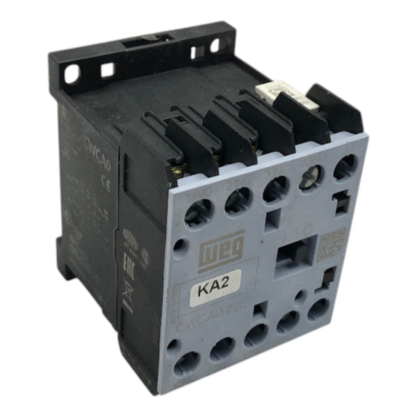 Contator Auxiliar WEG CWCA0-22-00D15 120v 50/60Hz 2NA+2NF - Cabo Eletro
