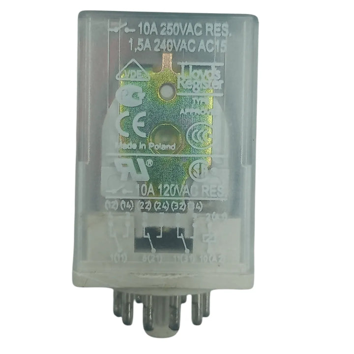 Relé De Interface Abb CR-U110DC3 10A 250VAC 110VDC - Cabo Eletro