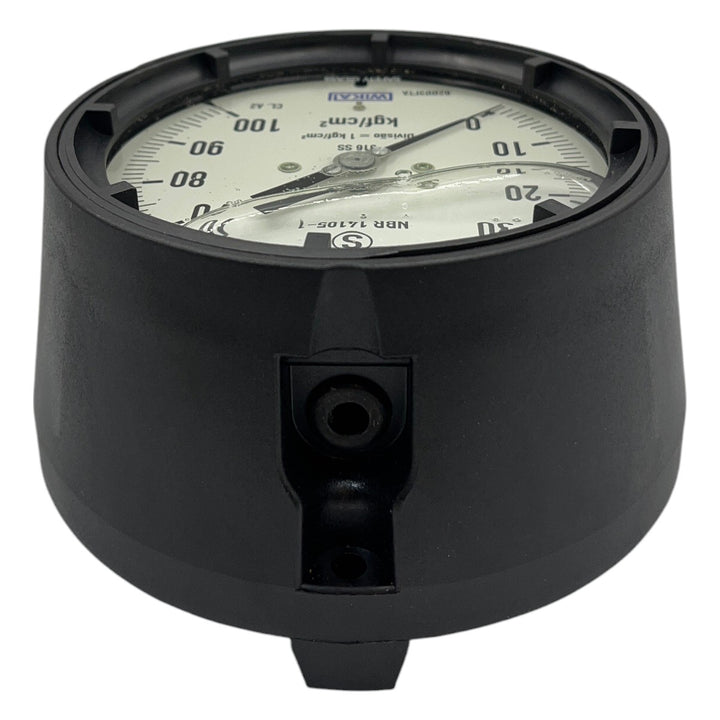 Manômetro WIKA DN 130mm 0 a 100kgf/cm² 1/2NPT - Cabo Eletro