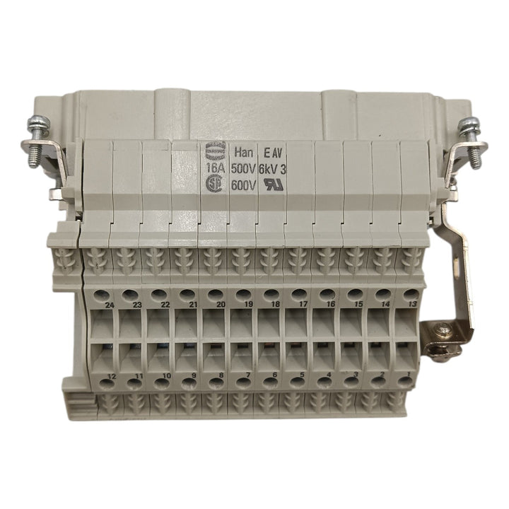 Conector Direito Harting Han EAV 16A 500V 6kV 600V - Cabo Eletro