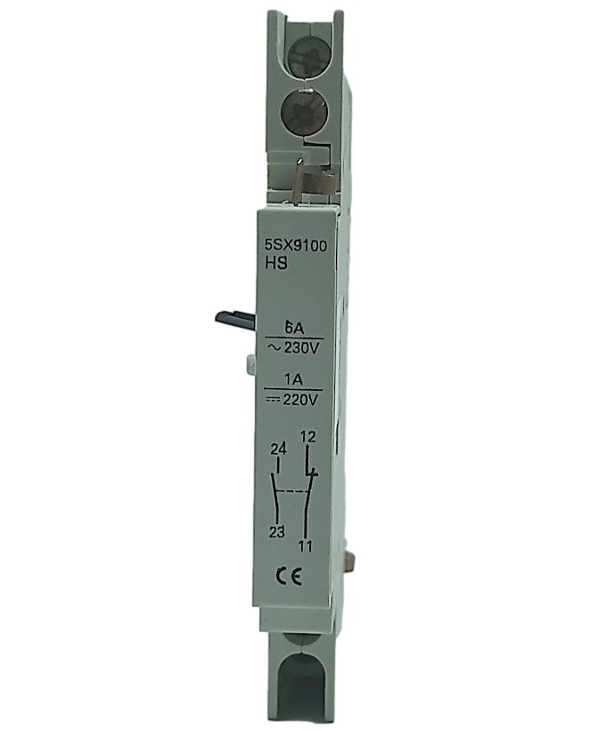 Contator Auxiliar Siemens 5SX9 100 6A 230v 1NA+1NF - Cabo Eletro