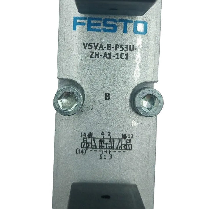 Válvula Solenoide Festo VSVA-B-P53U-ZH-A1-1C1 547082 - Cabo Eletro