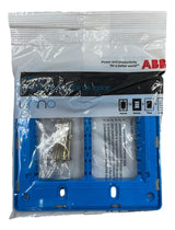 Suporte 4x4 6M Azul ABB N1673.9 2CLA167390N2004S KIT 3 Peças - Cabo Eletro