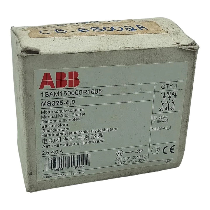 Disjuntor Motor ABB MS325 690V 100KA 400V~ 6KV 40-60A - Cabo Eletro