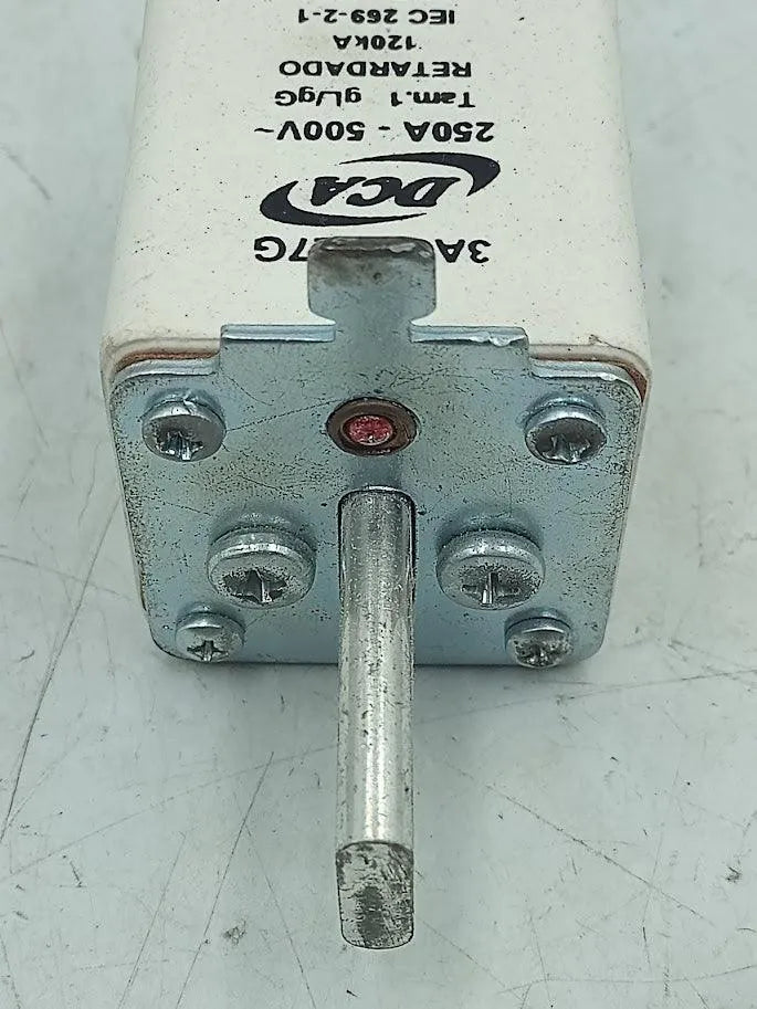 Fusível Retardado DCA 3AC1 227G 250A 500V 120kA gL/gG - Cabo Eletro