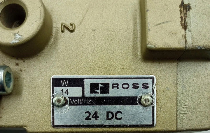 Válvula Ross D2176B4001 2-10Bar 24Vdc - Cabo Eletro