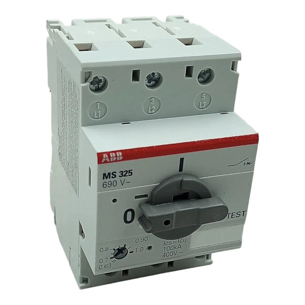 Disjuntor Motor ABB MS325 690V 100KA 400V 0,63-1.0 - Cabo Eletro