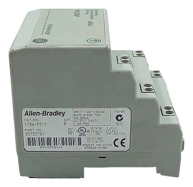 Fonte de Alimentação Allen-Bradley 1794-PS13 B 24VDC - Cabo Eletro