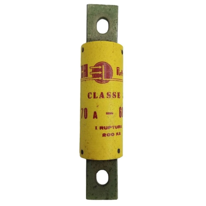 Fusível DCA Fuse Trap Classe J 70A 600vAC I RUPTURA 200KA - Cabo Eletro